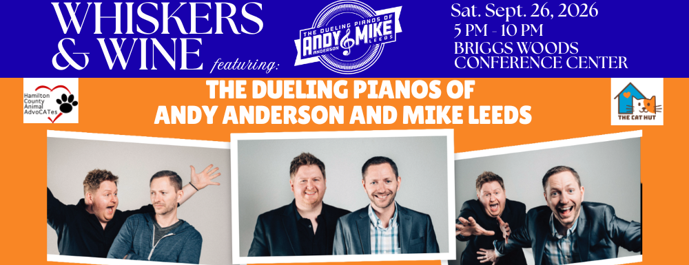 2026 Whiskers & Wine featuring The Dueling Pianos of Andy Anderson and Mike Leeds